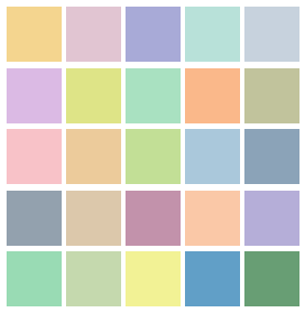 25-color palette